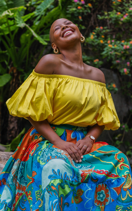 Gazi Glory Crop Top - Green