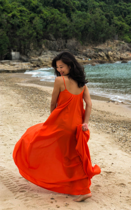 Labadi Breeze Flared Maxi Dress