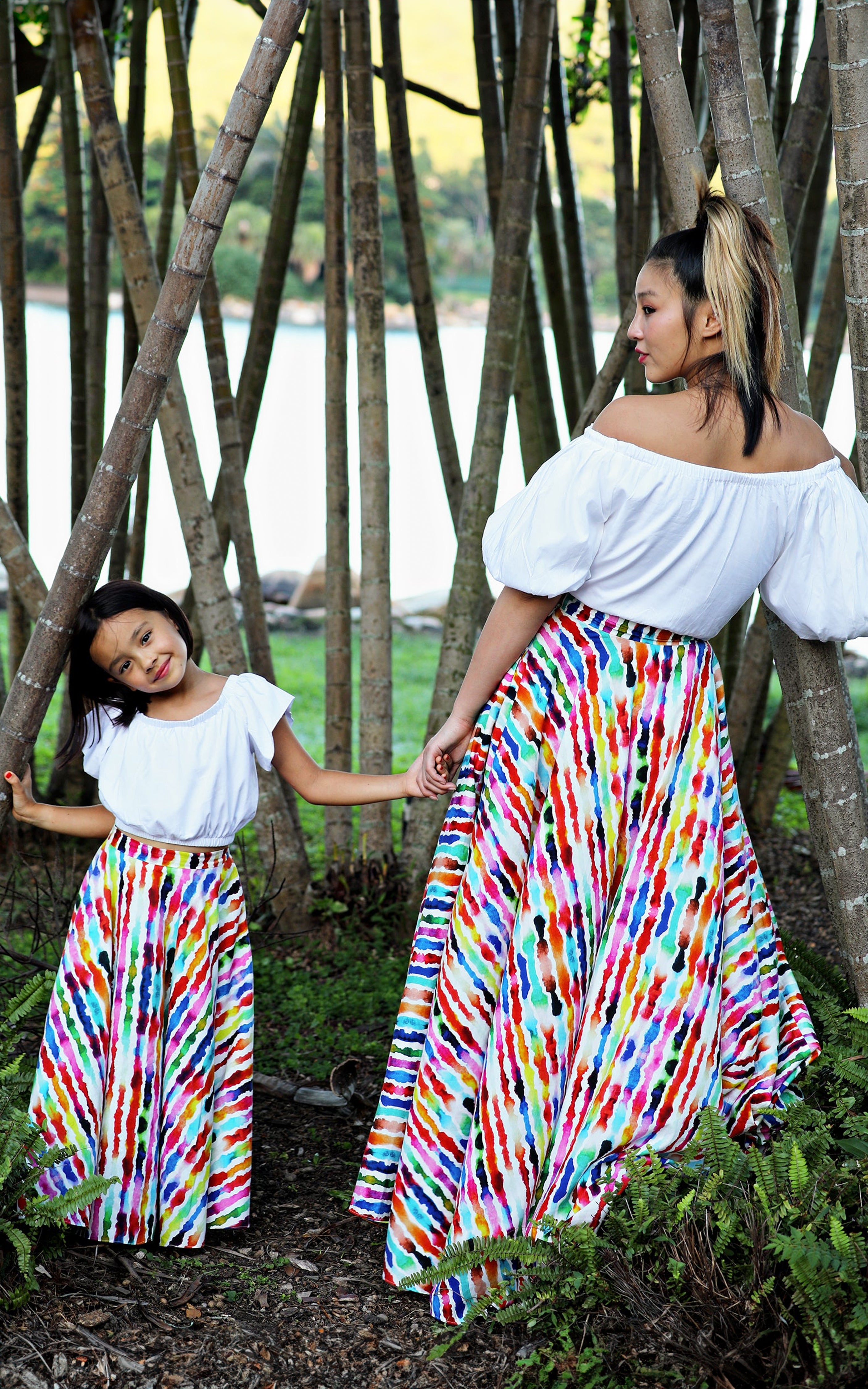 Assinie Sway Flared Maxi Skirt – Beam Bold