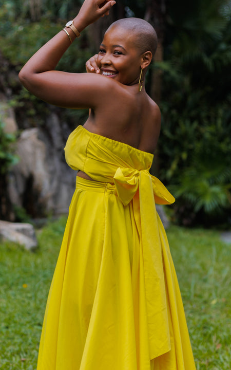 Lekki Love Bandeau Top - Orange