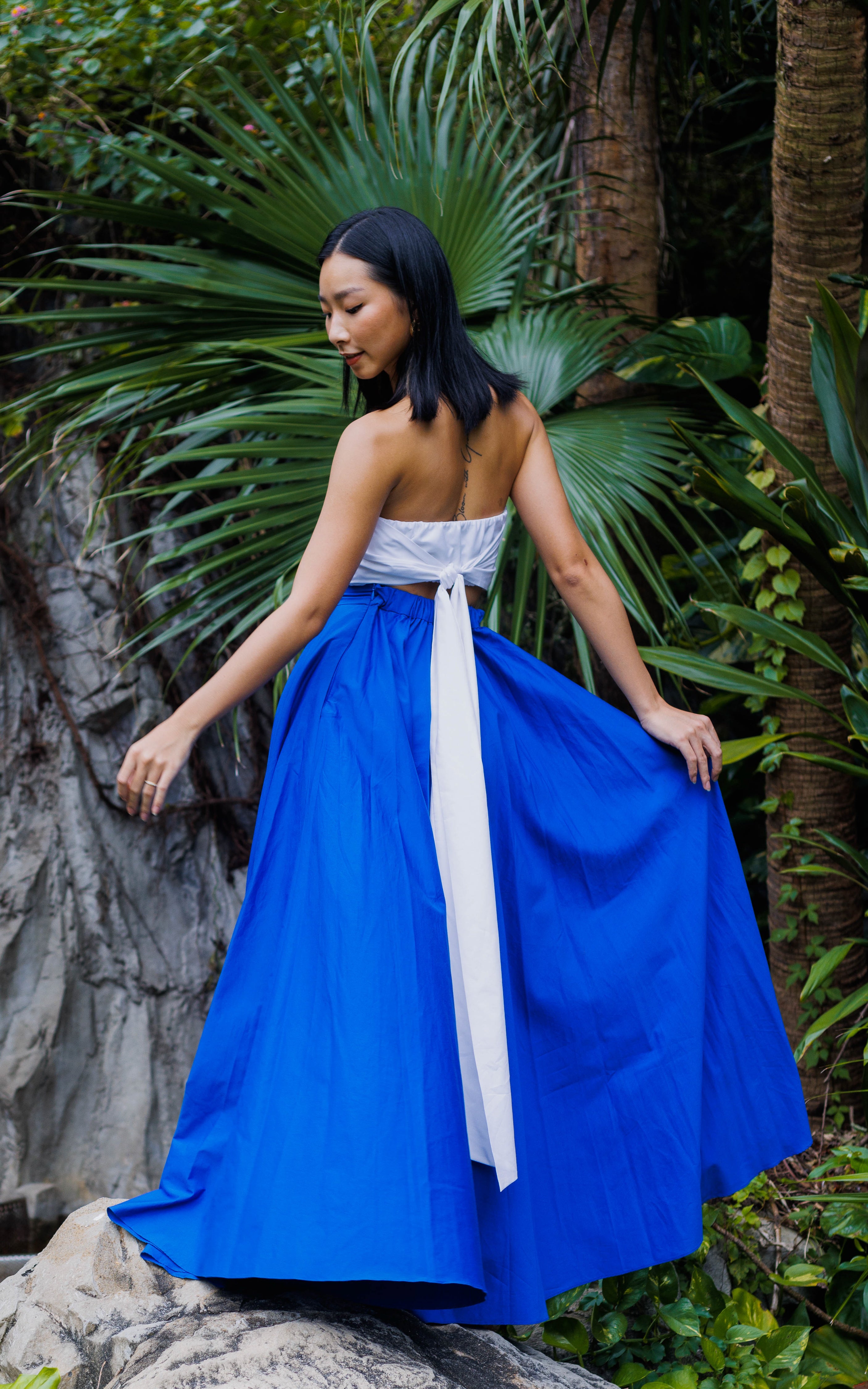 Sange Slit Maxi Skirt