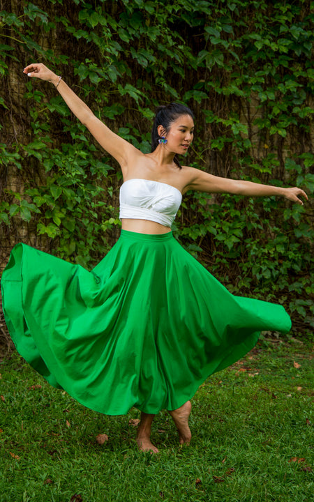 Assinie Sway Flared Midi Skirt