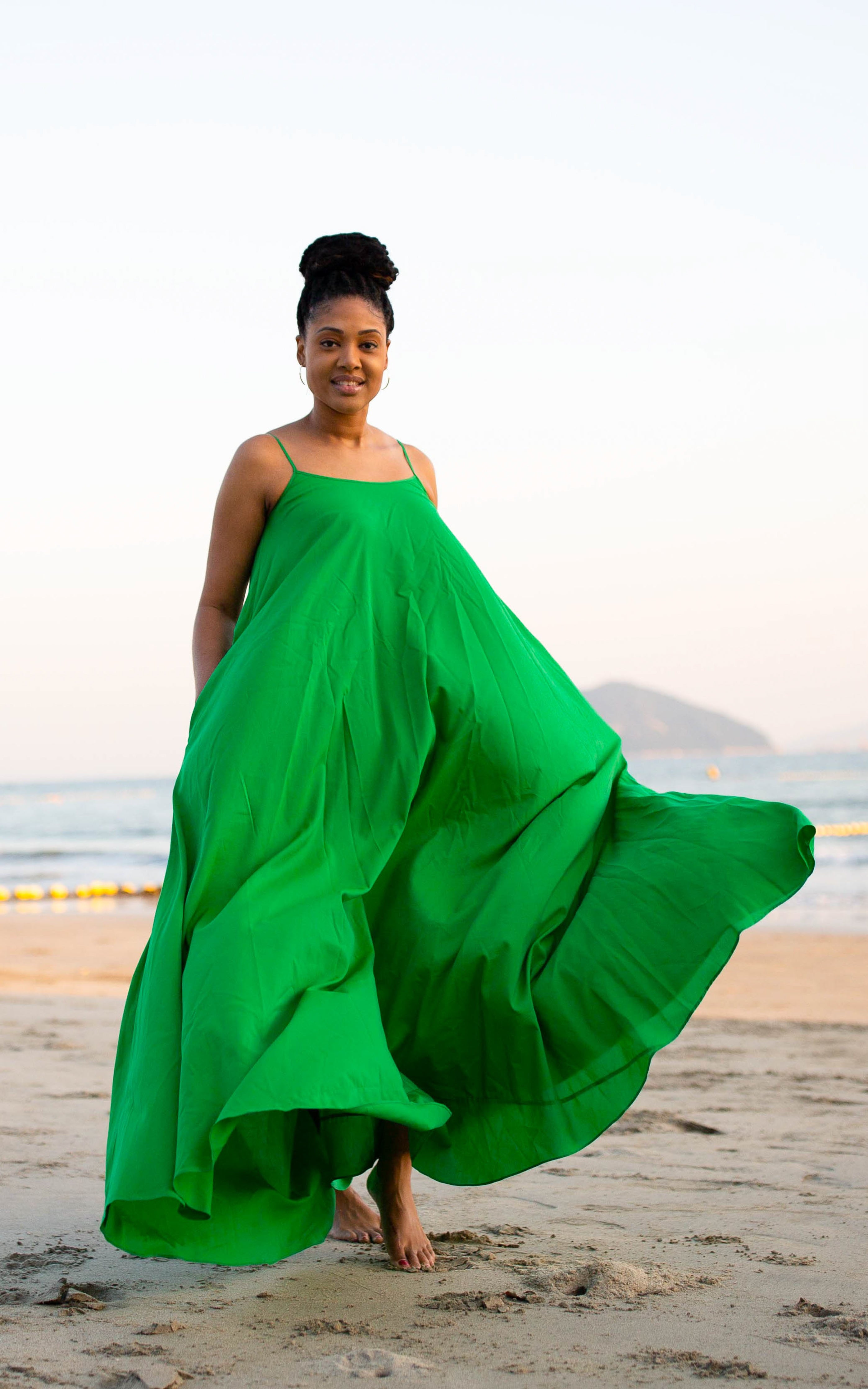 Labadi Breeze Flared Maxi Dress