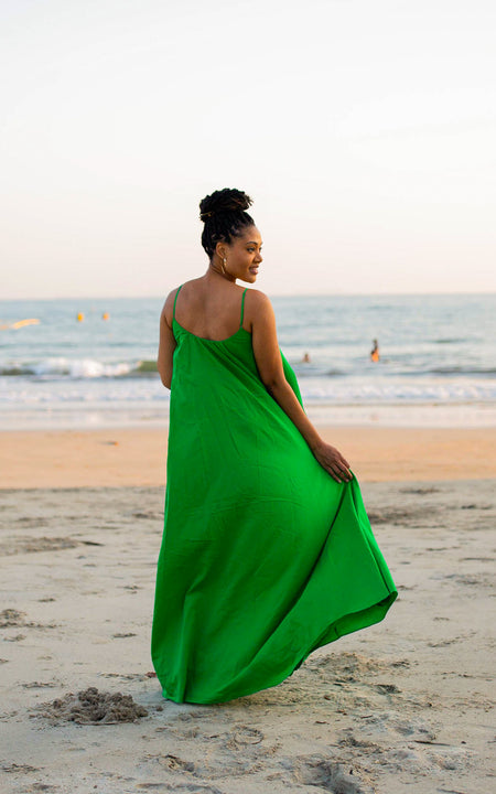 Labadi Breeze Flared Maxi Dress - Floral  Beam Bold