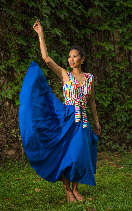 Assinie Sway Flared Midi Skirt