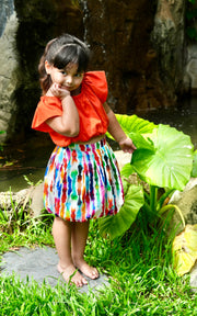 Kaliko Bubble Mini Skirt