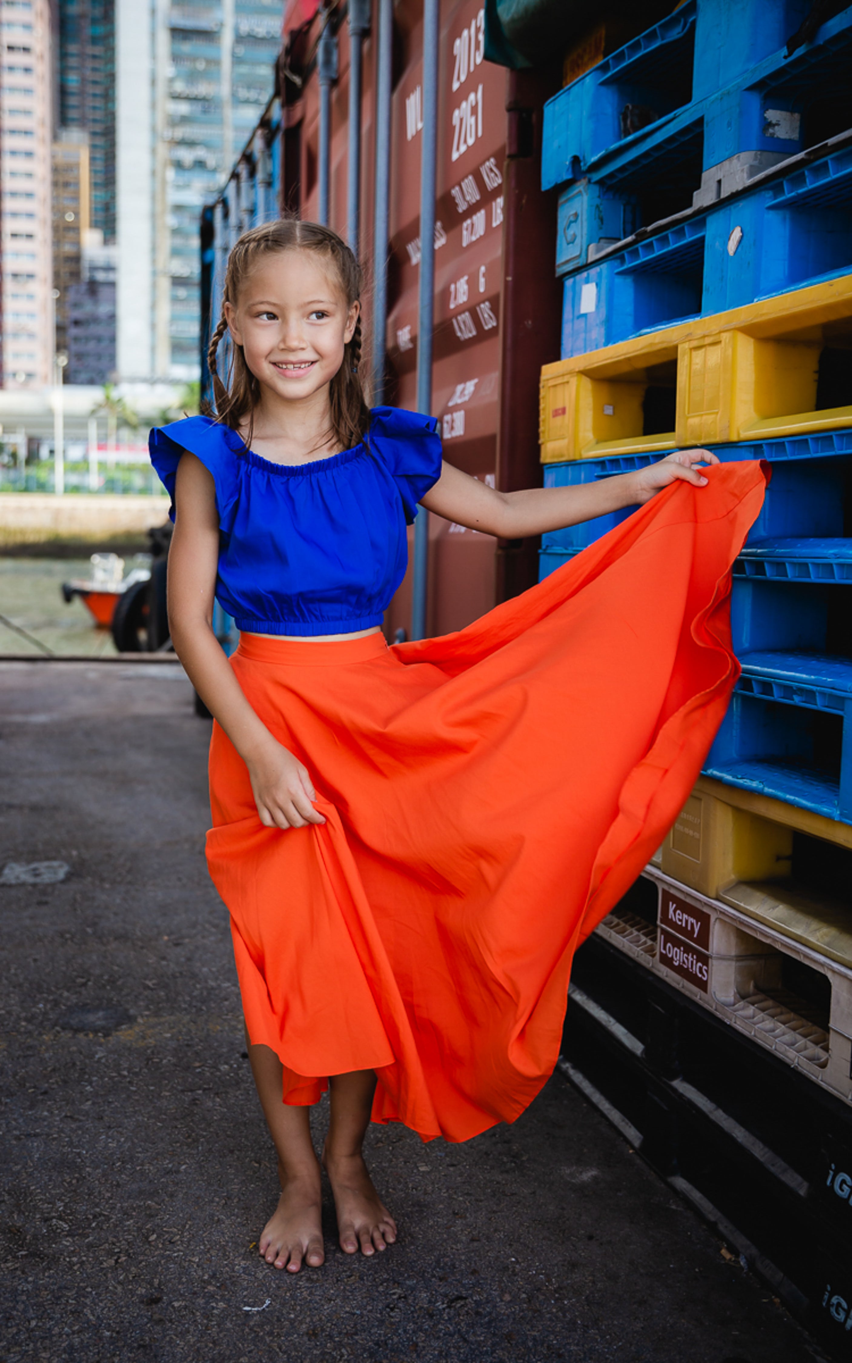 Secret Sway Flared Maxi Skirt