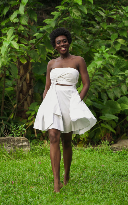 Assinie Sway Flared Mini Skirt