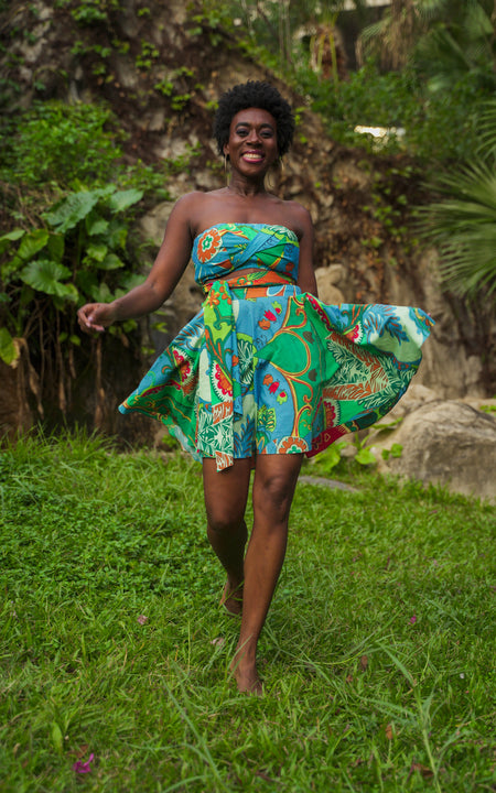 Assinie Sway Flared Mini Skirt