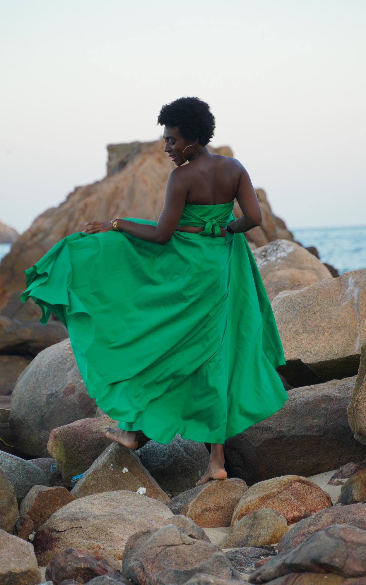 Sange Slit Maxi Skirt