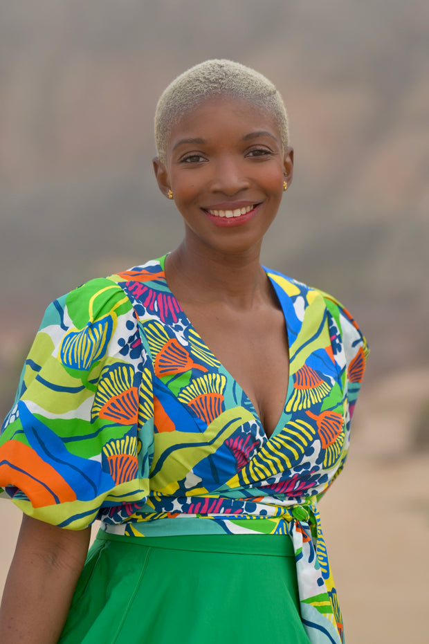 Padilla Cove Wrap Top - Botanica