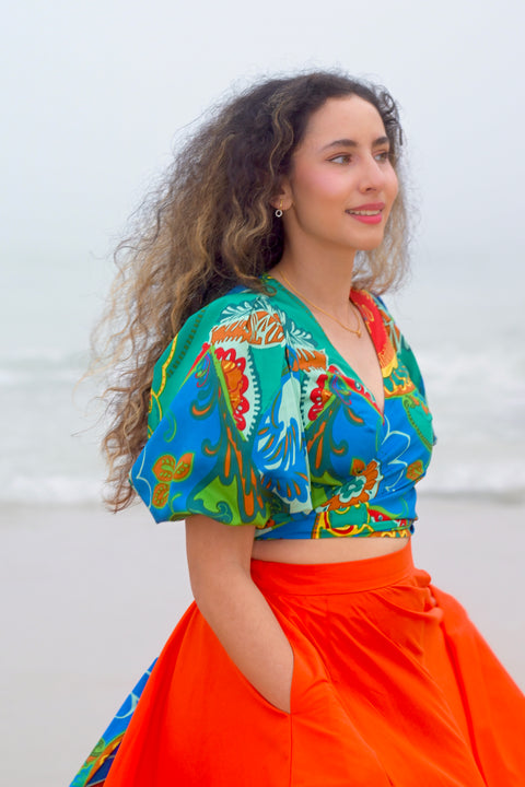 Padilla Cove Wrap Top