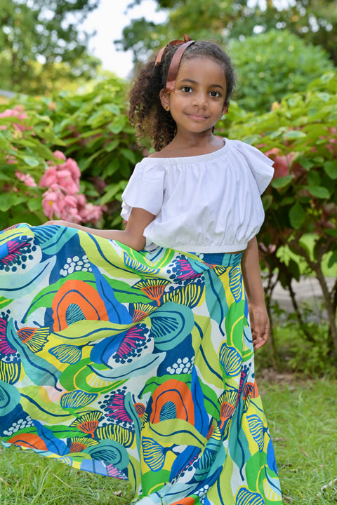 Secret Sway Flared Maxi Skirt