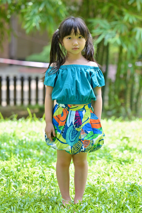 Kaliko Bubble Mini Skirt