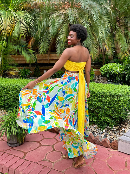 Lekki Love Bandeau Top - Red