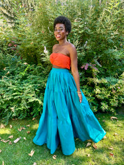 Lekki Love Bandeau Top - Orange