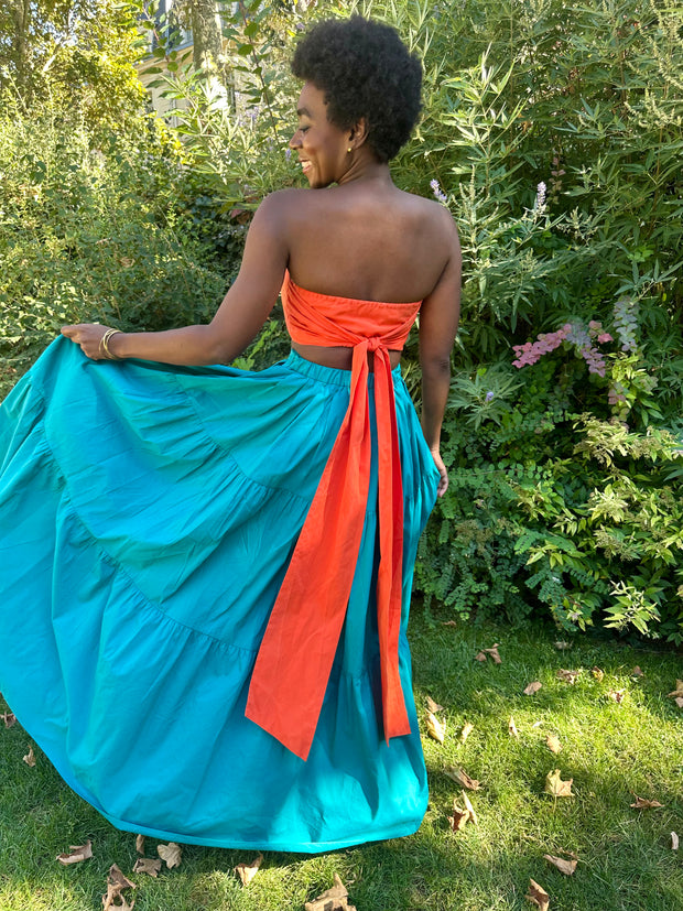 Lekki Love Bandeau Top - Orange