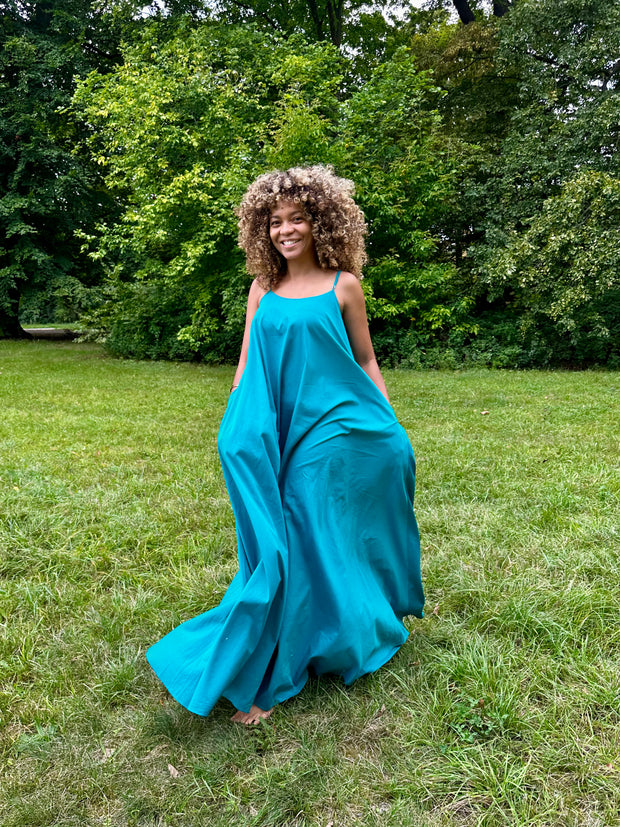 Labadi Breeze Flared Maxi Dress
