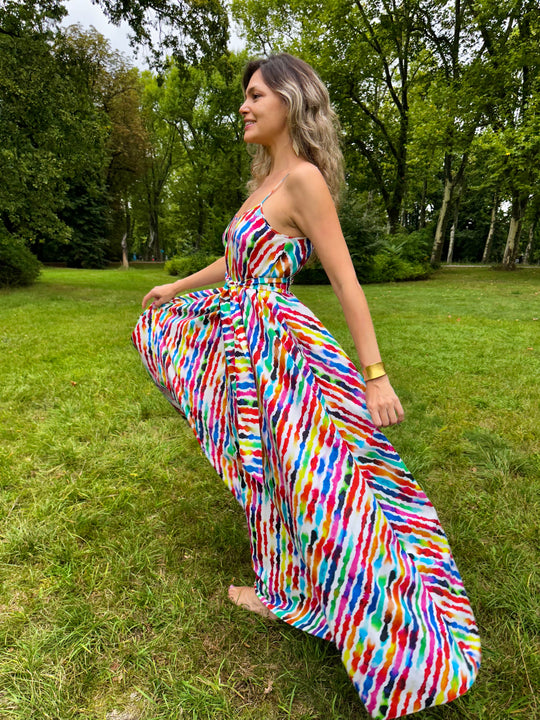 Labadi Breeze Flared Maxi Dress