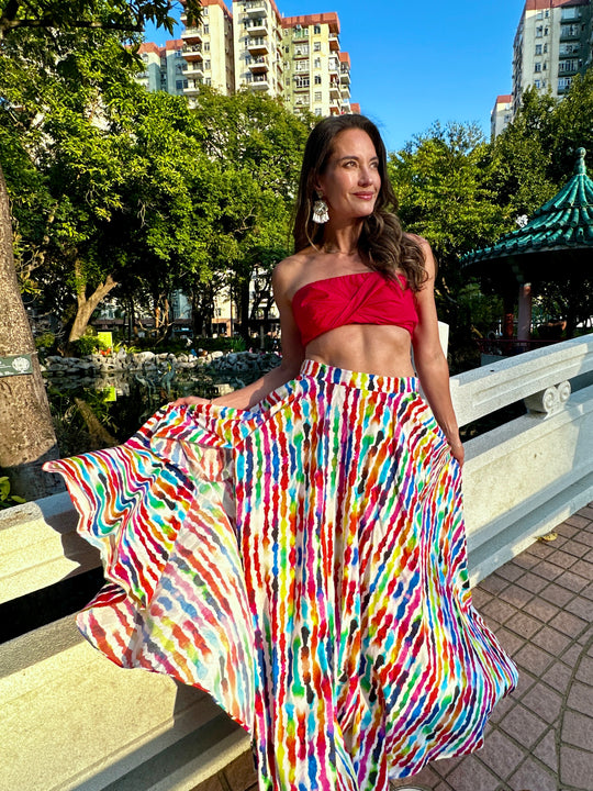 Lekki Love Bandeau Top - Red