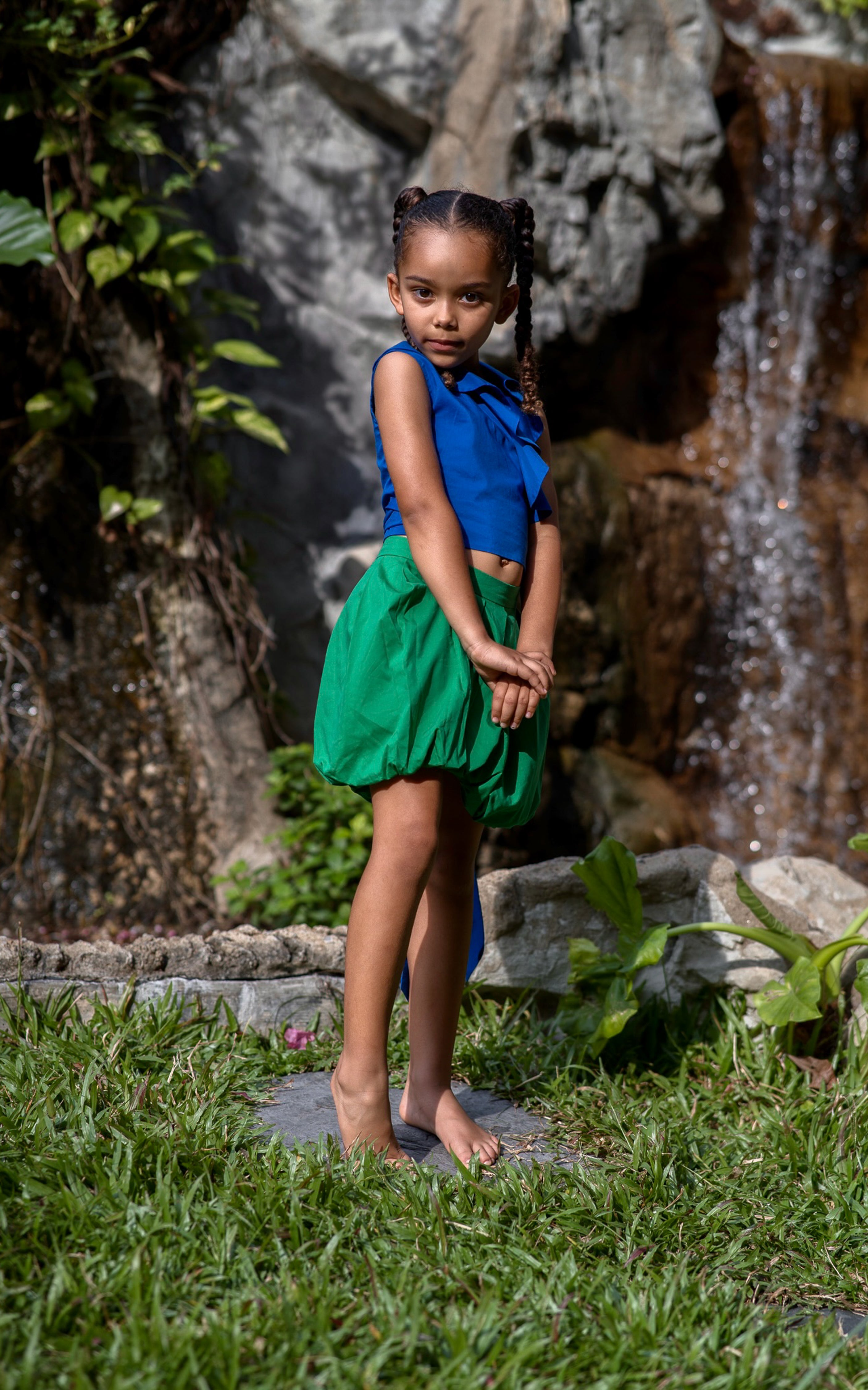 Kaliko Bubble Mini Skirt