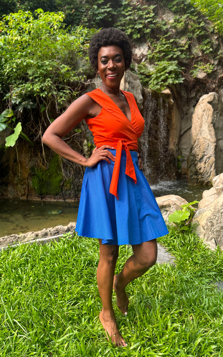 Assinie Sway Flared Mini Skirt