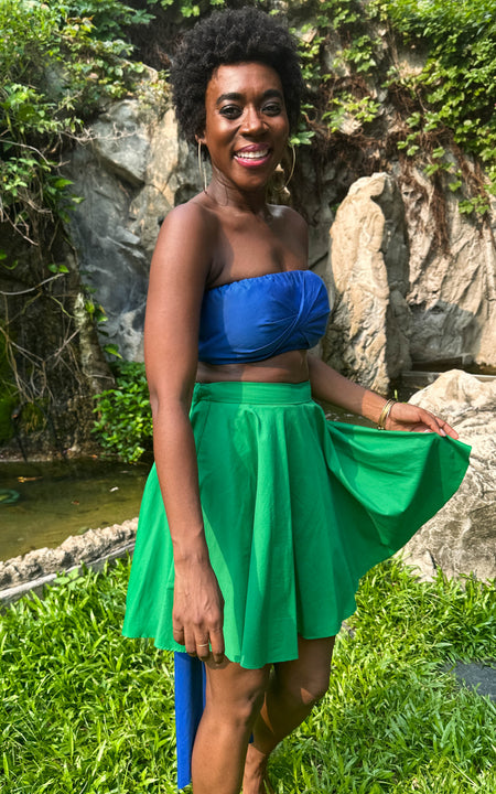 Assinie Sway Flared Mini Skirt