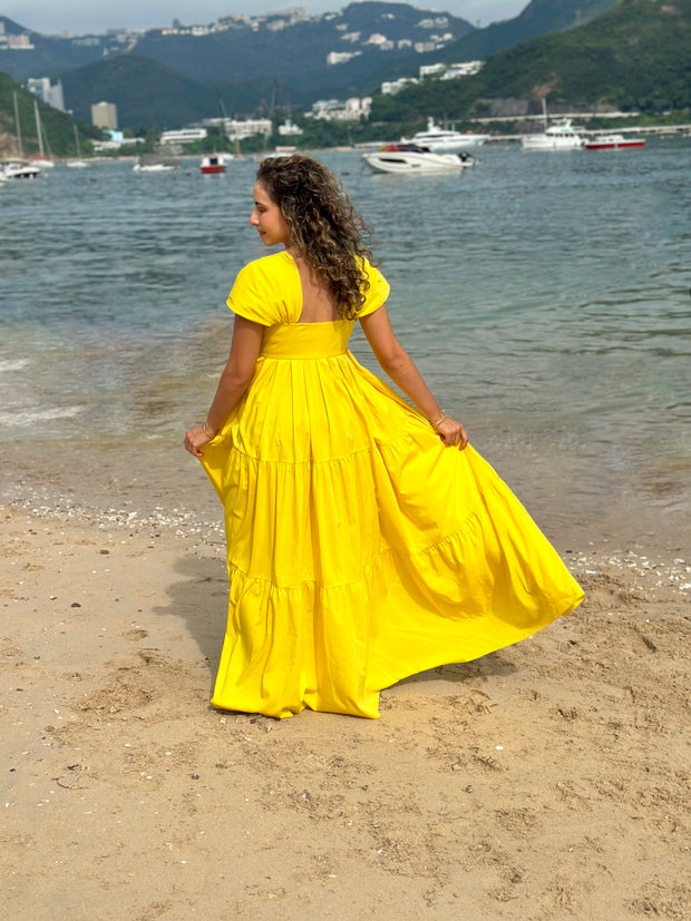 Varela Reef Maxi Dress - Yellow