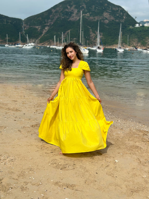 Varela Reef Maxi Dress - Yellow