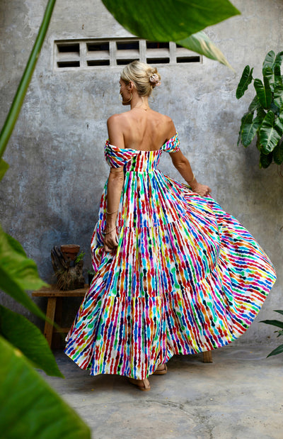 Varela Reef Maxi Dress - Watercolor