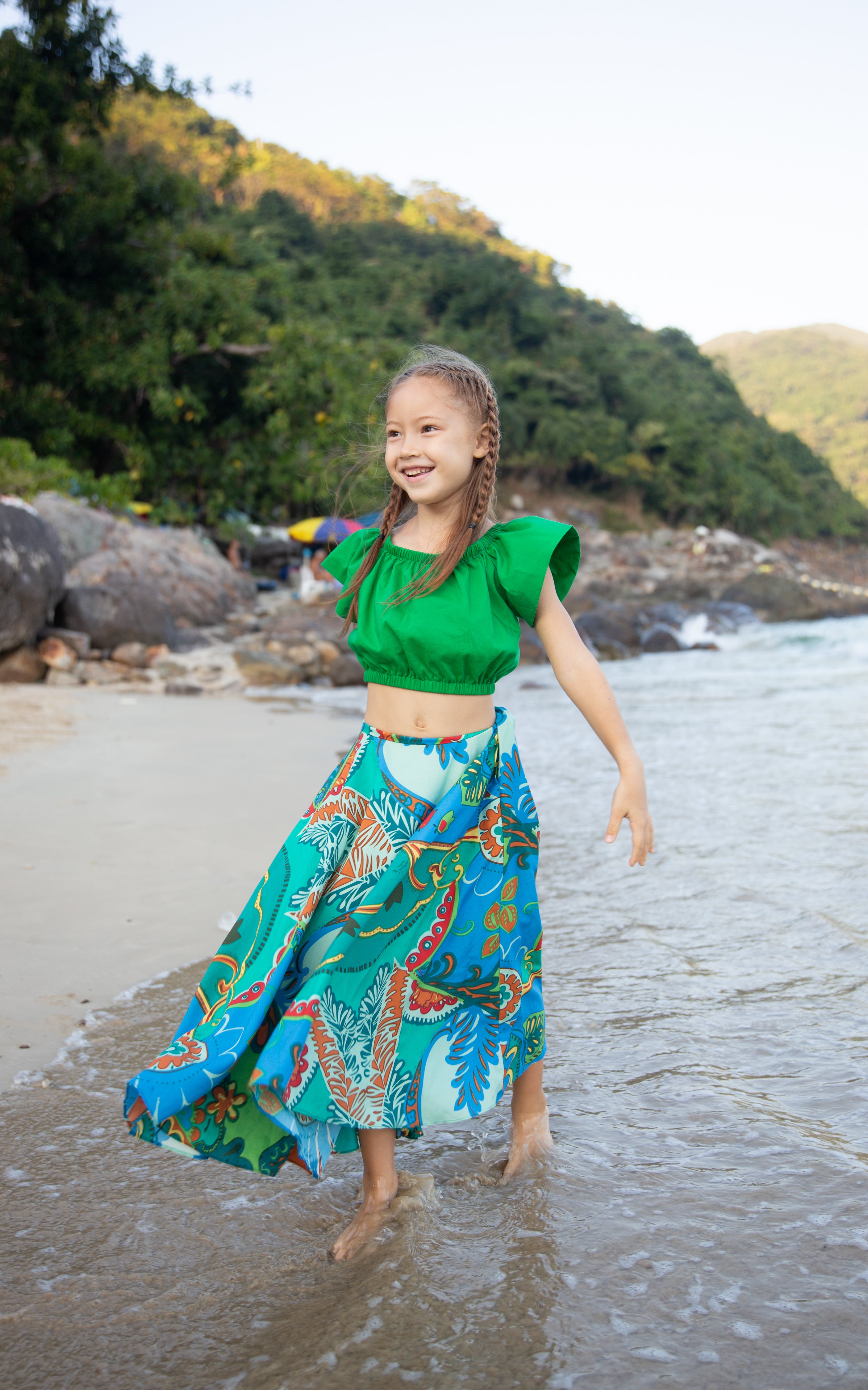 Secret Sway Flared Maxi Skirt