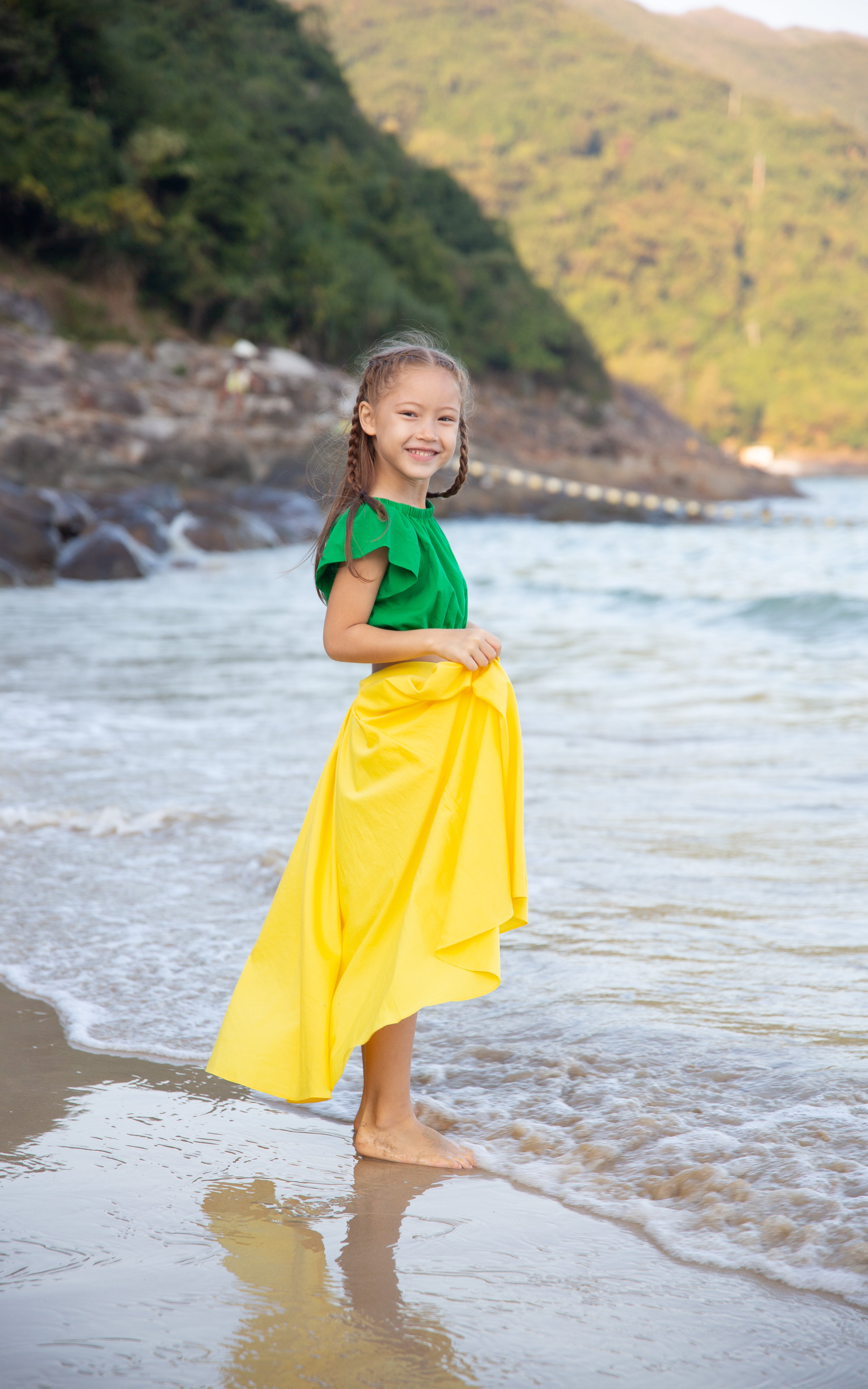 Secret Sway Flared Maxi Skirt